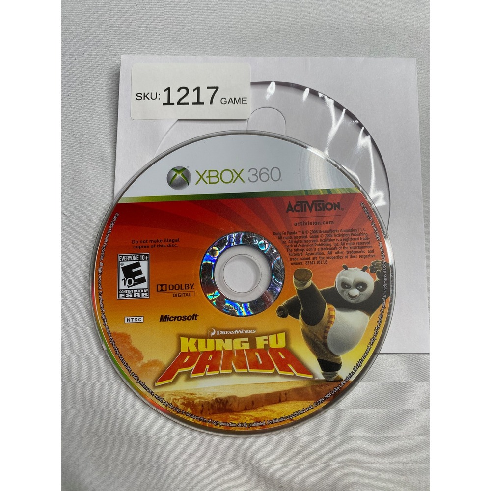 Kung Fu Panda Microsoft Xbox 360
